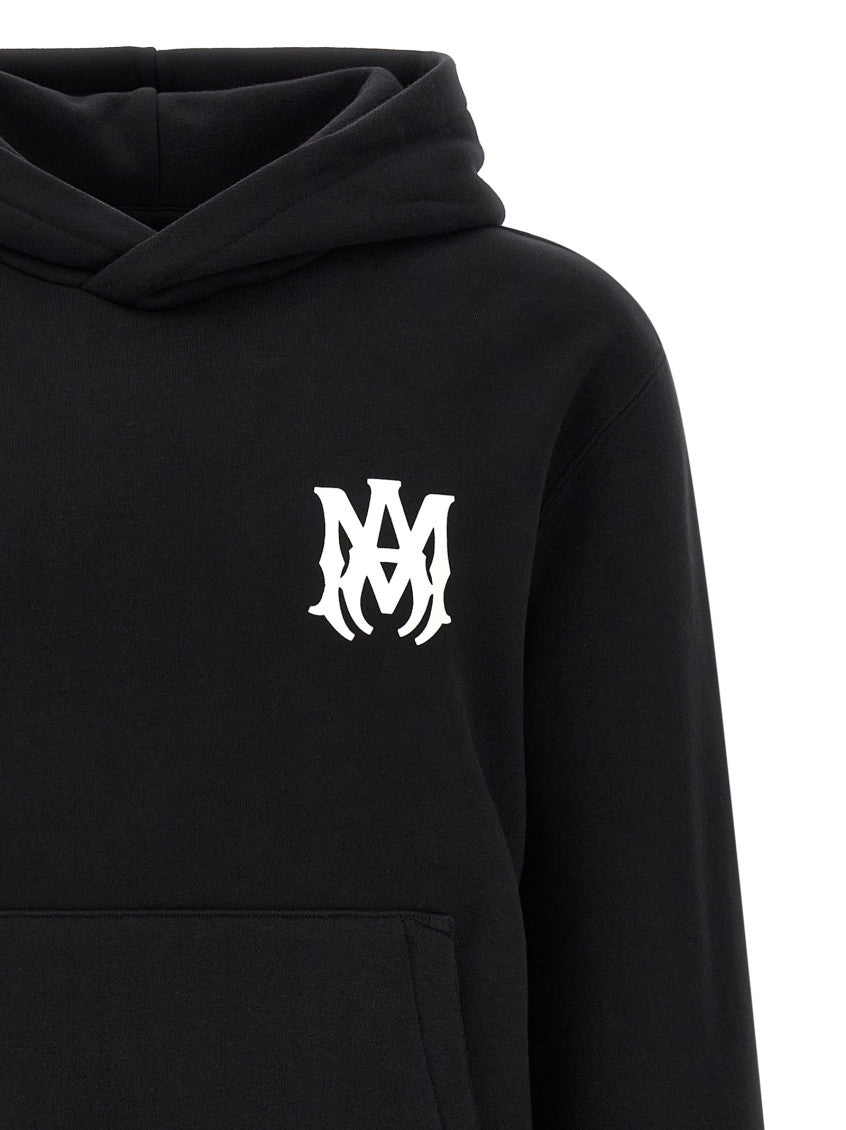 Black Relaxed Logo Hoodie 3