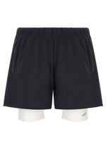 BlackWhite Elasticated Shorts 1