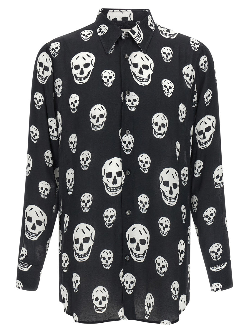 Black Regular Graphic Shirt 1
