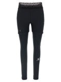 Black Slim Logo Leggings 1