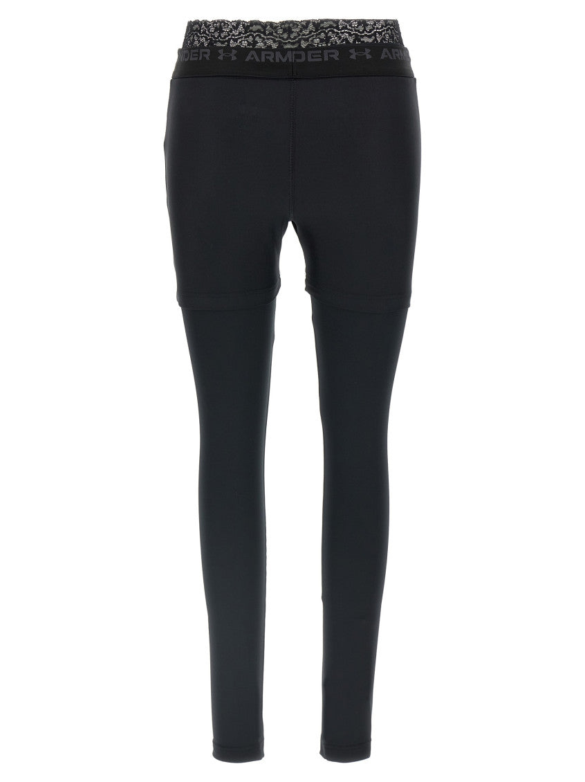 Black Slim Logo Leggings 2