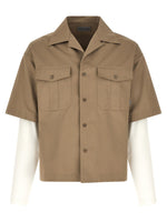 Beige Double Layer Shirt 1