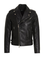 Black Notched Lapel Jacket 1