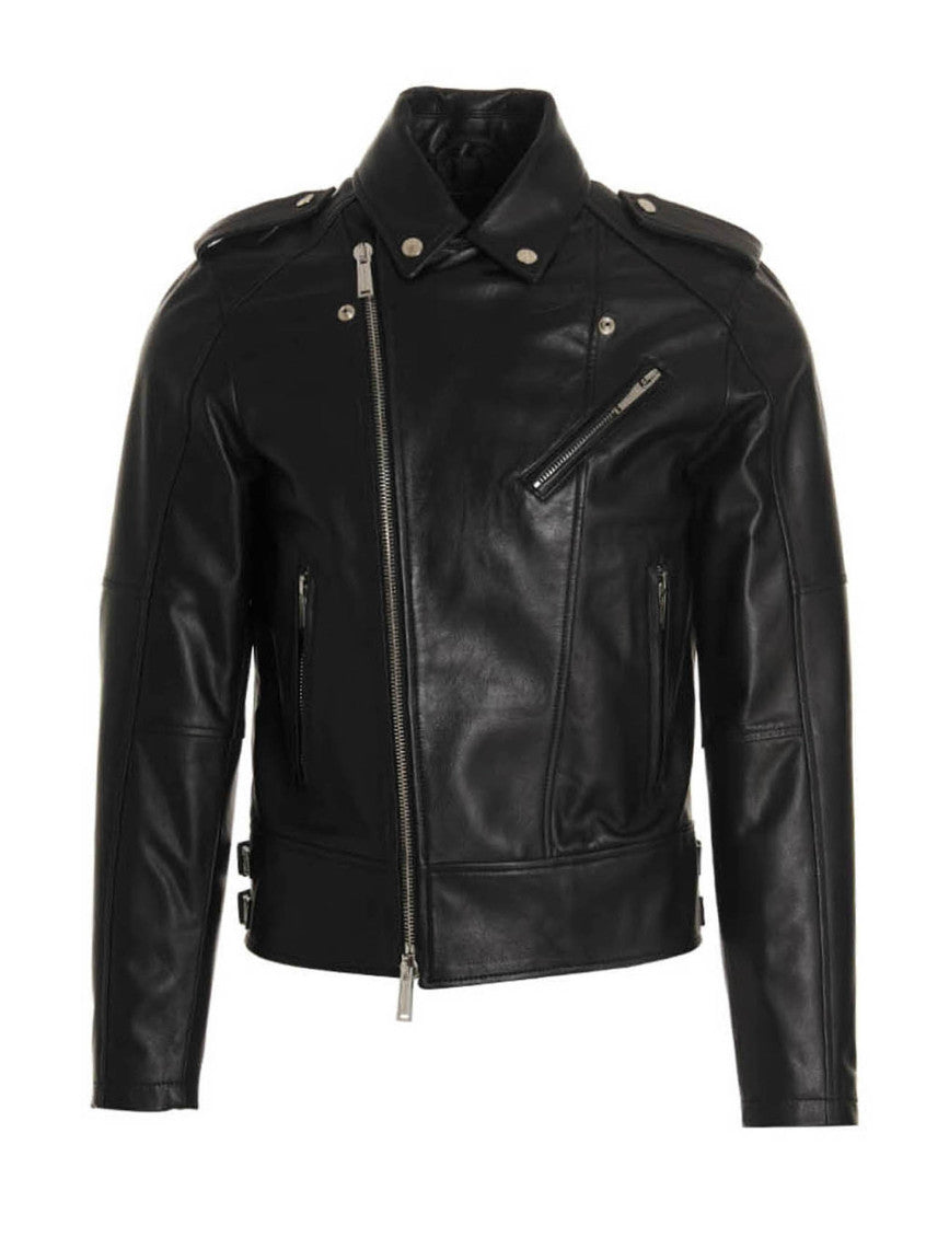 Black Notched Lapel Jacket 2