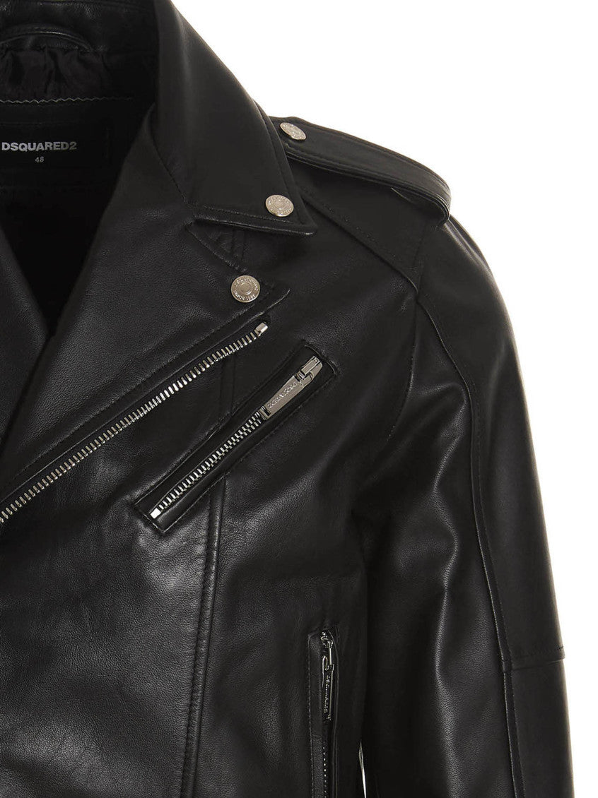 Black Notched Lapel Jacket 4