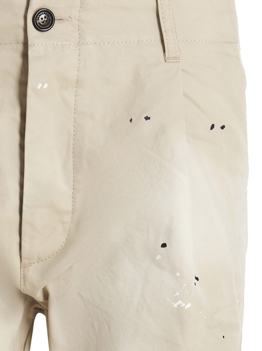 Beige Tapered Chino Pants 3