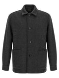 Grey Relaxed Overshirt 1