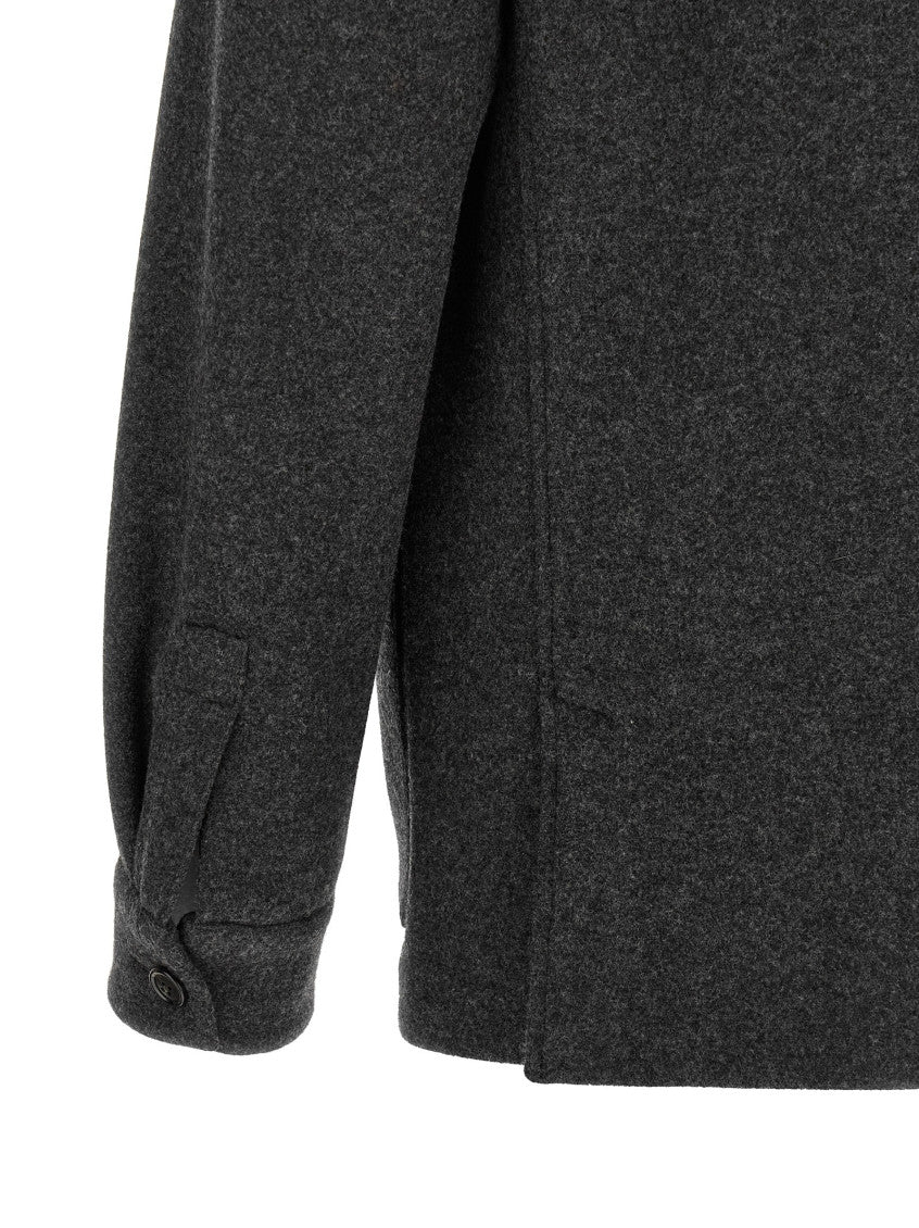 Grey Relaxed Overshirt 4