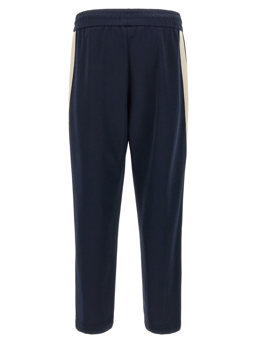 Blue Elasticated Joggers 2