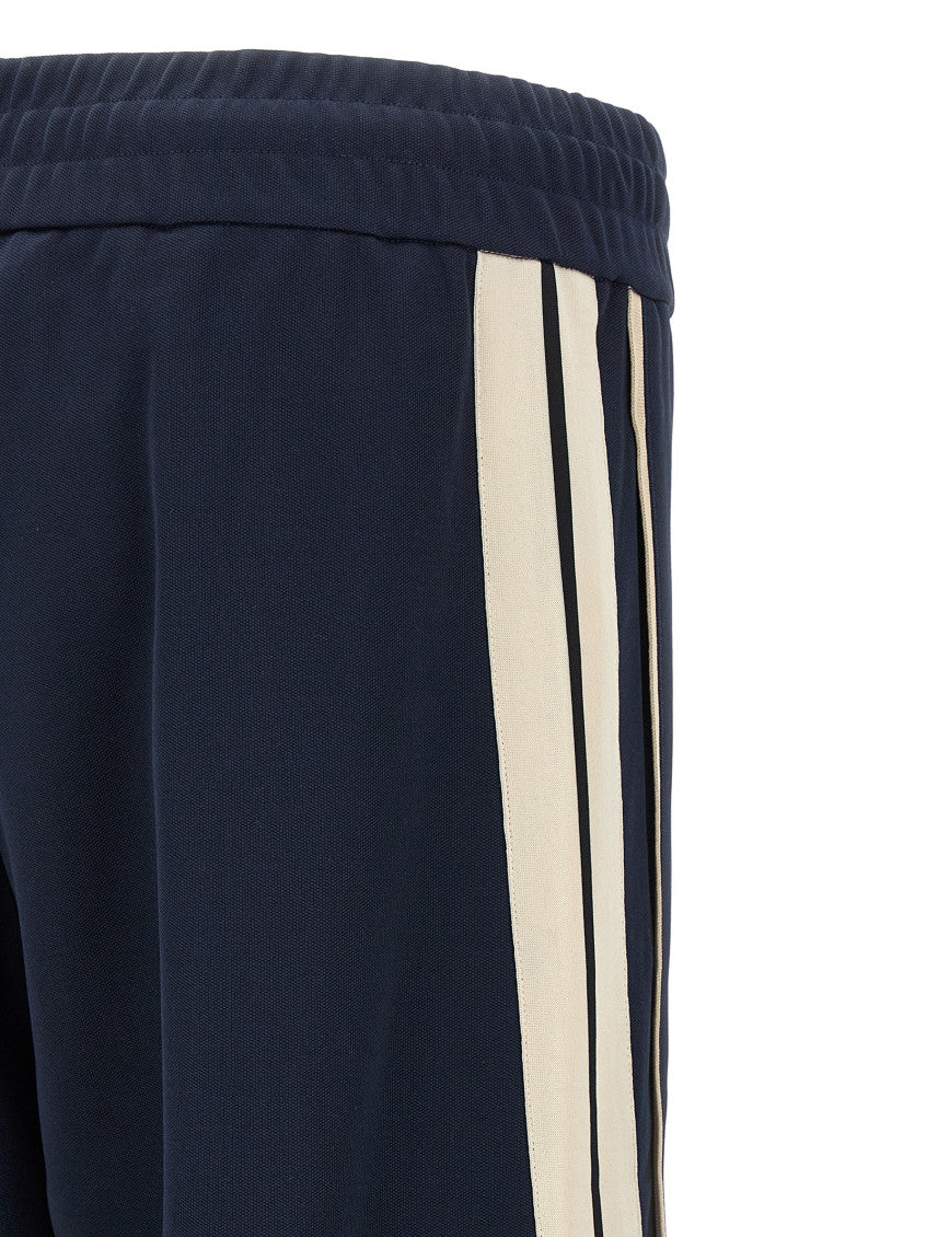 Blue Elasticated Joggers 4