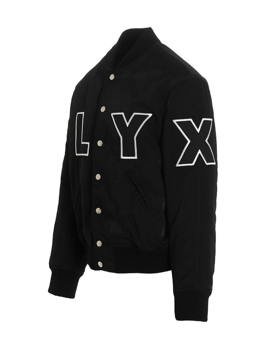 Black Logo Bomber Jacket 2