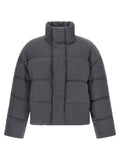 Grey Quilted Down Jacket 1