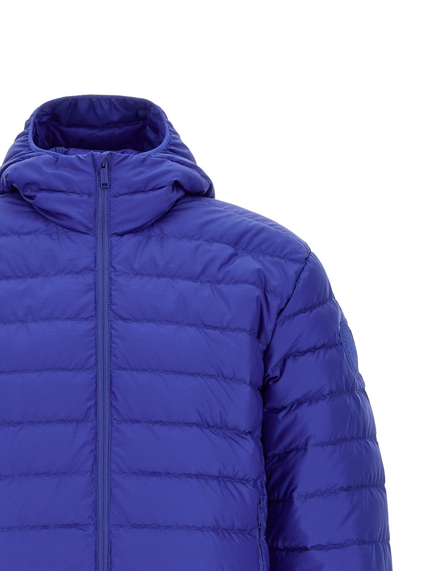 Blue Quilted Hood Jacket 3