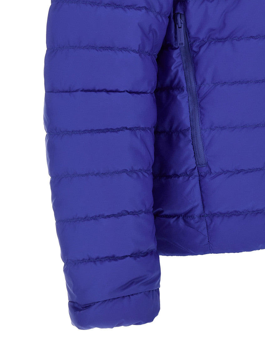 Blue Quilted Hood Jacket 4