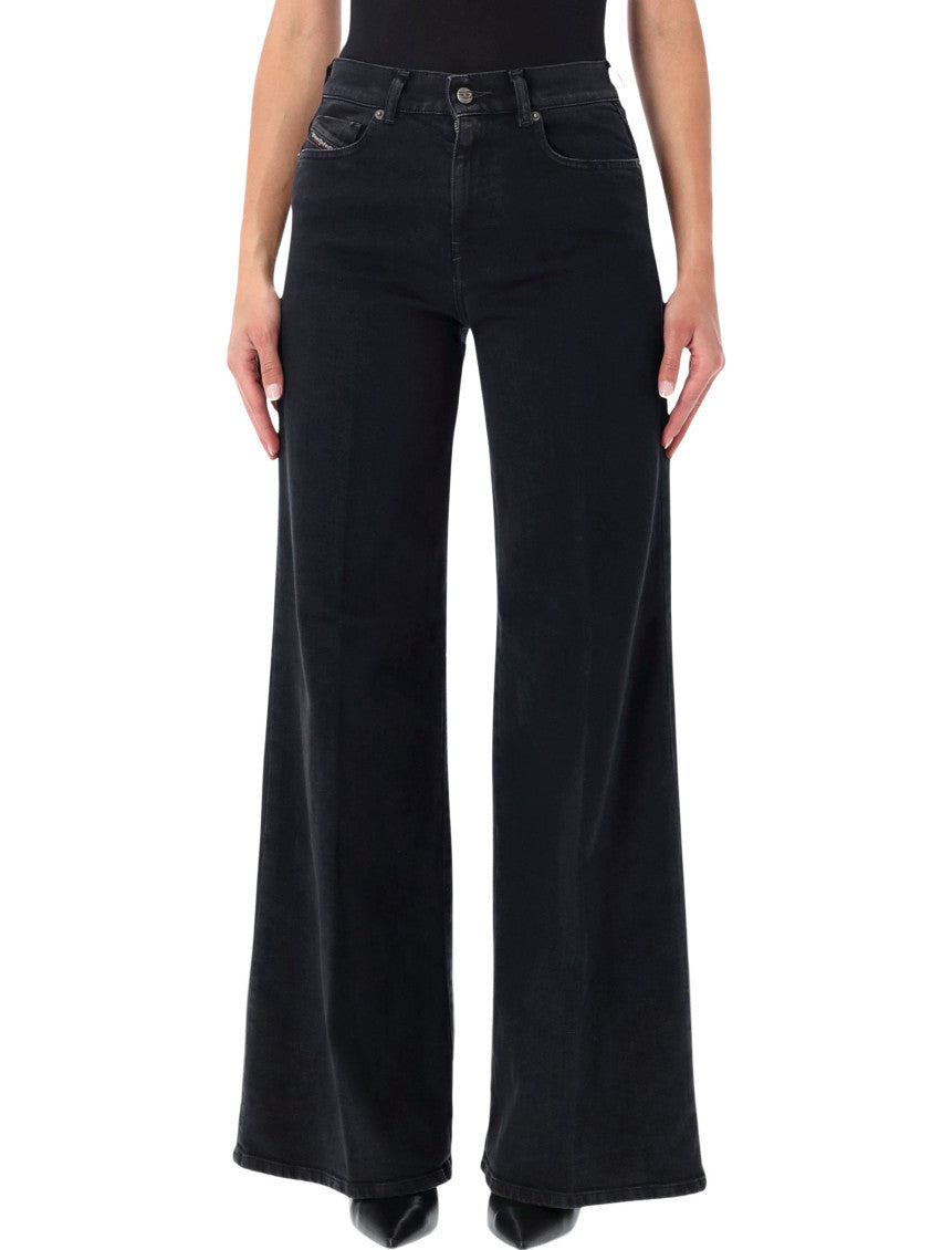 Black Flared High Rise Jeans 1