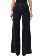 Black Flared High Rise Jeans 1