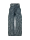Blue Relaxed High Rise Jeans 1