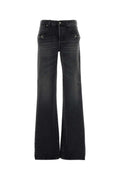 Black Bootcut Low Rise Jeans 1