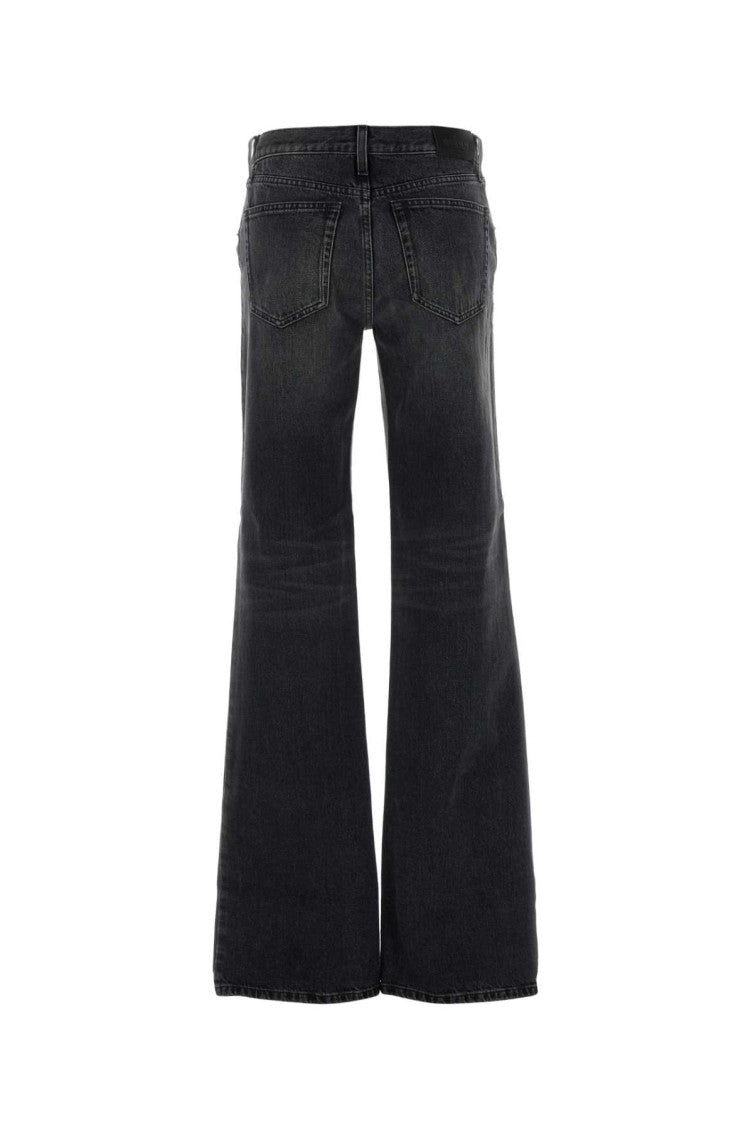 Black Bootcut Low Rise Jeans 2