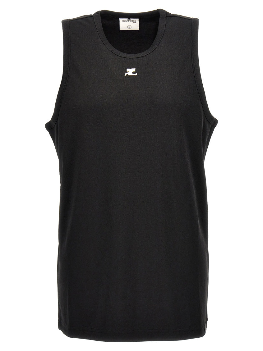 Black Logo Tank Top 1