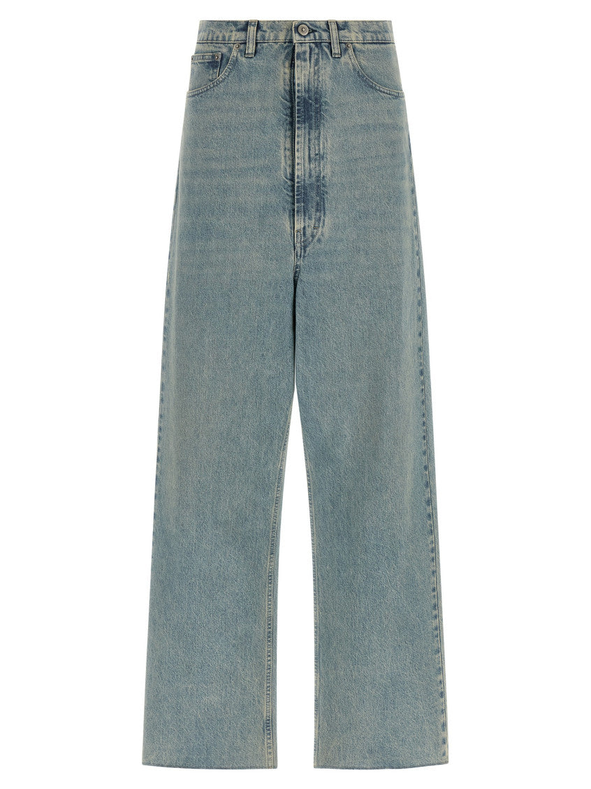 Light Blue Straight High Rise Jeans 1