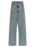 Light Blue Straight High Rise Jeans 1