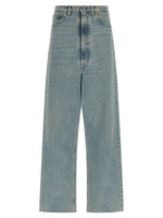 Light Blue Straight High Rise Jeans 1