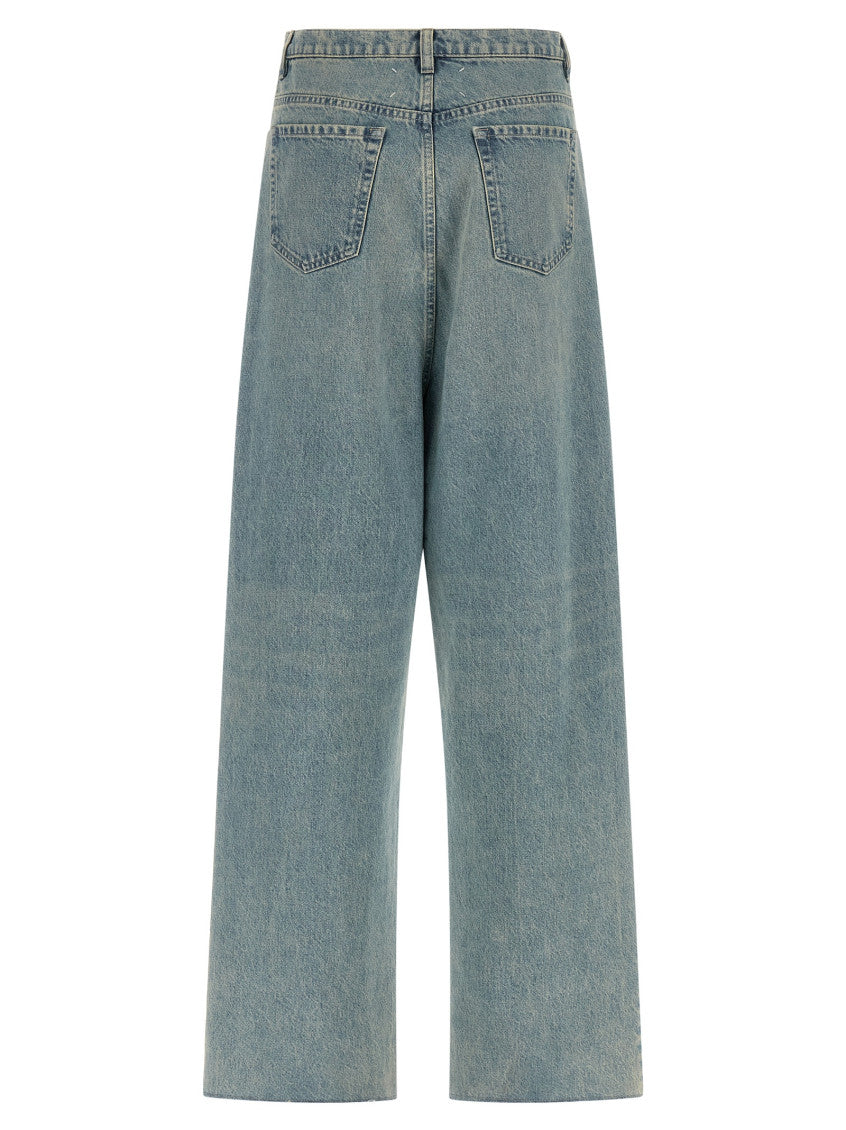 Light Blue Straight High Rise Jeans 2