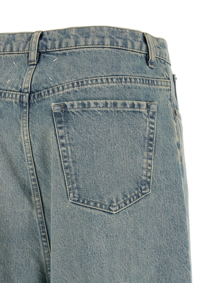 Light Blue Straight High Rise Jeans 4
