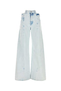 Light Blue Flared High Rise Jeans 1