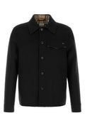 Black Shirt Collar Jacket 1