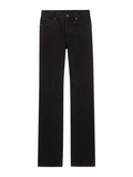 Black Straight Low Rise Jeans 1