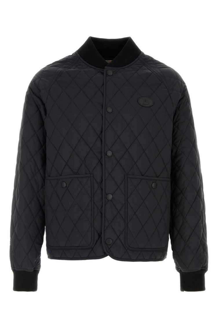 Black Band Collar Jacket 1