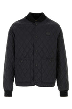 Black Band Collar Jacket 1