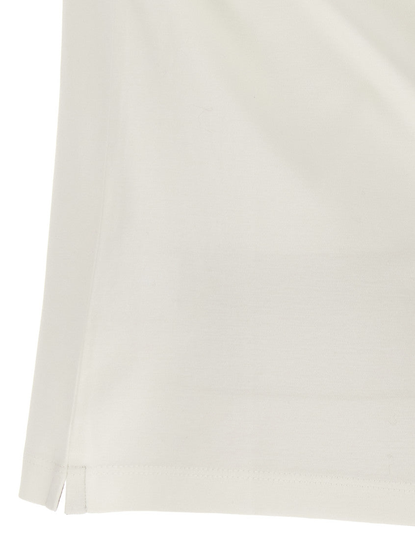 White Crew Neck T-Shirt 4