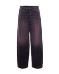 Dark Purple Loose High Rise Jeans 1