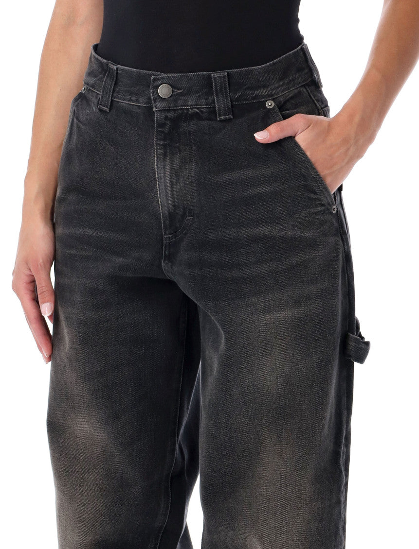 Black Tapered High Rise Jeans 3