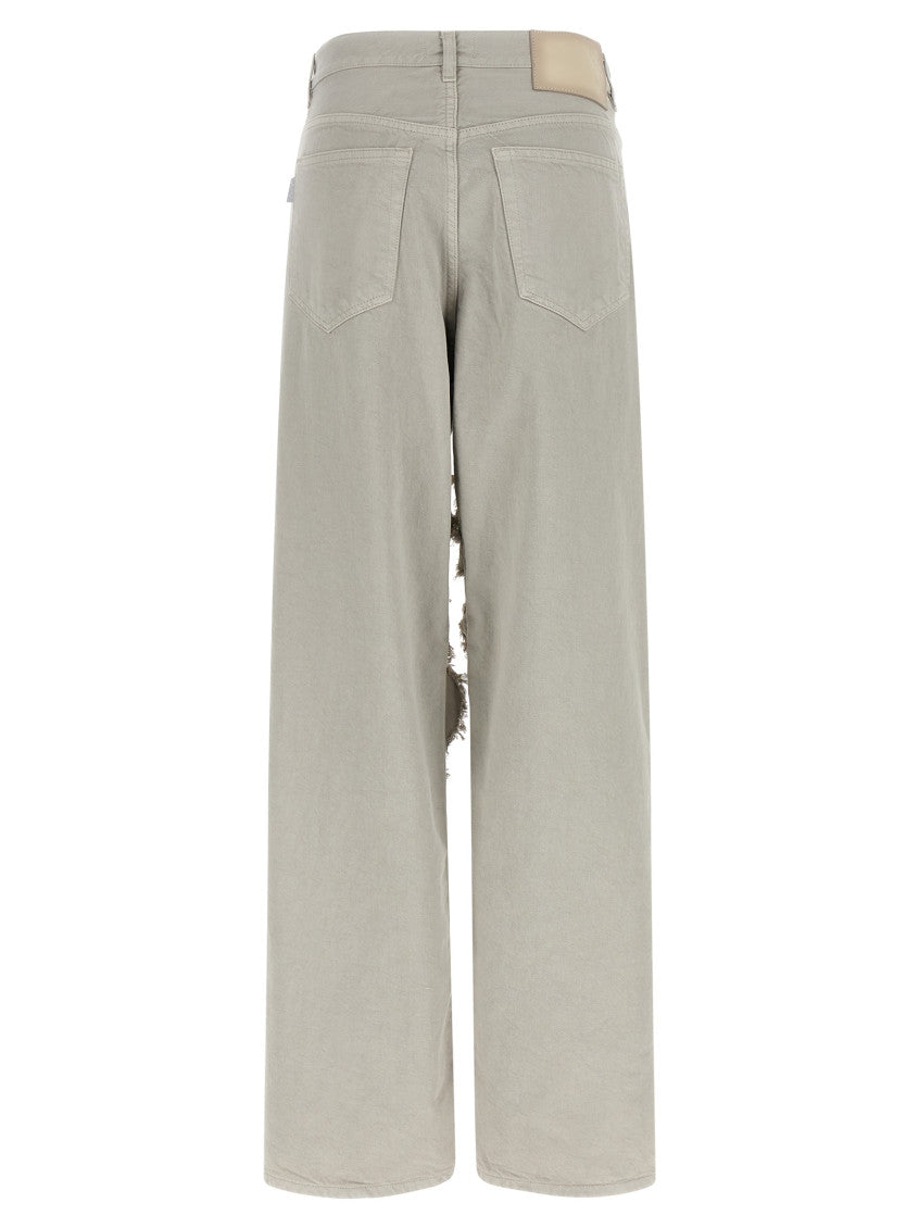 Grey Flared High Rise Jeans 2