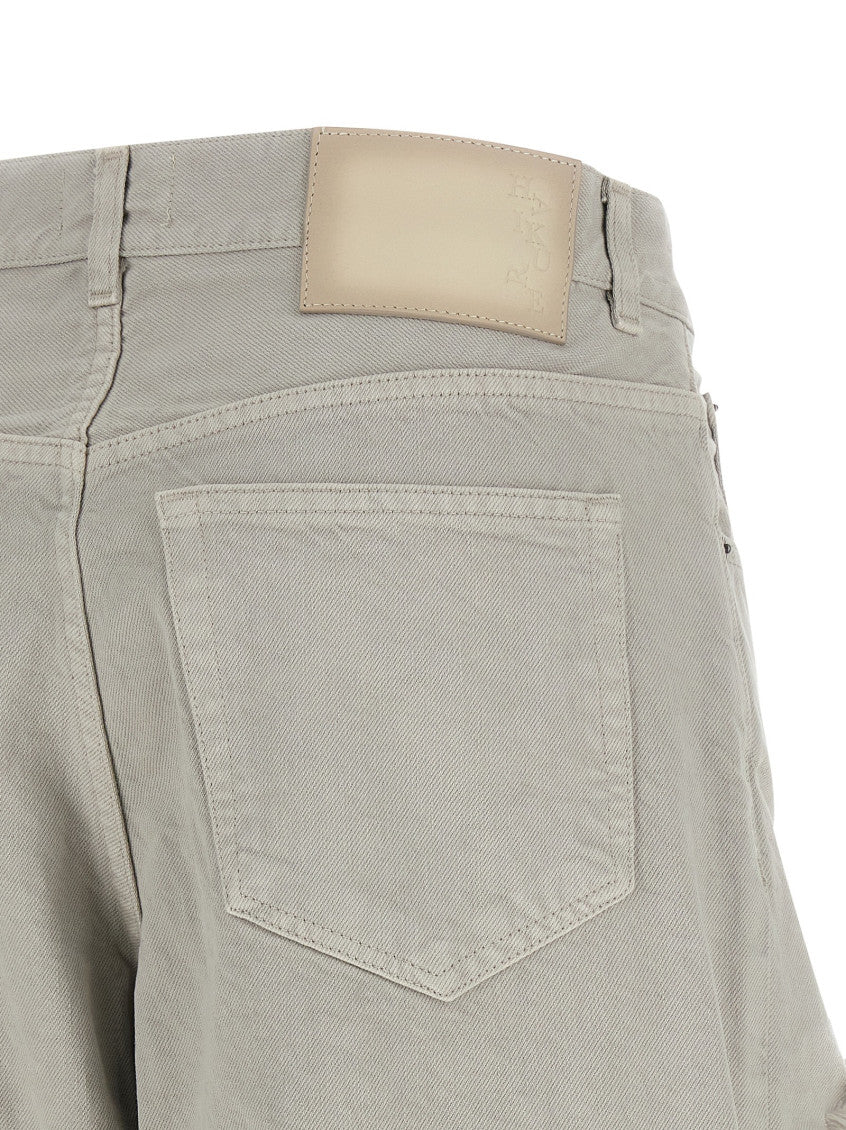 Grey Flared High Rise Jeans 4