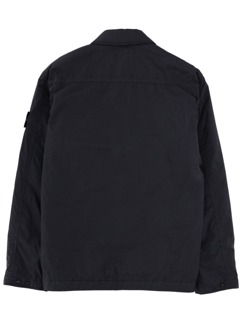 Dark Blue Regular Overshirt 3
