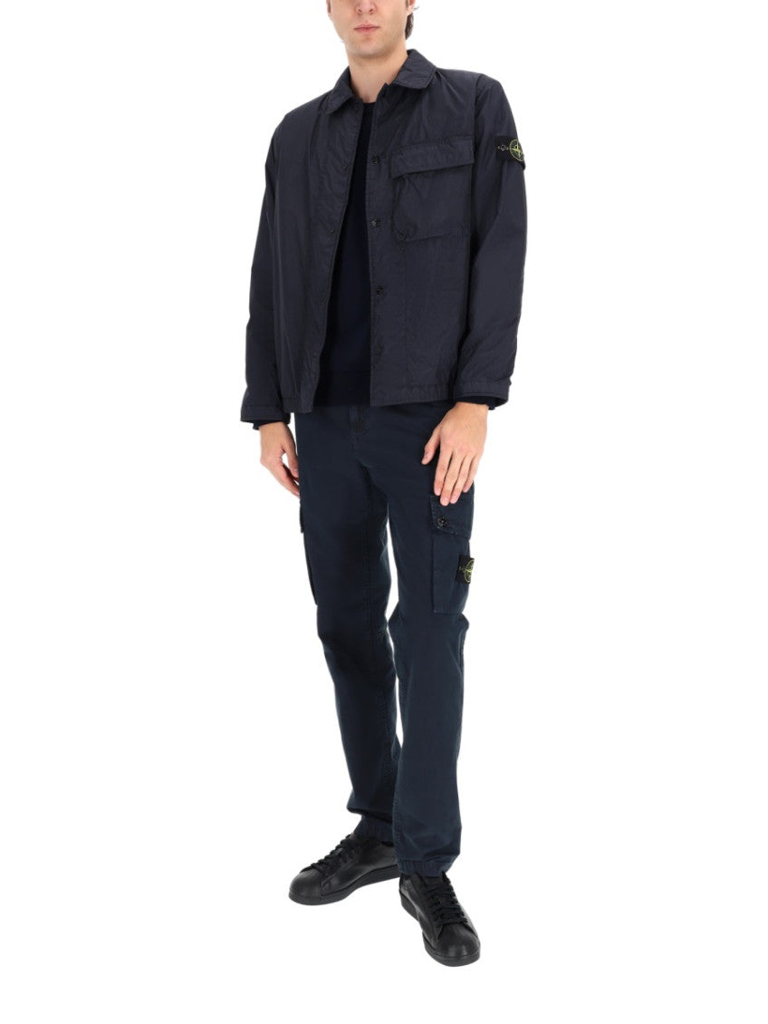 Dark Blue Regular Overshirt 5