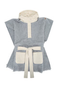 Girls Grey Hooded Cape 1