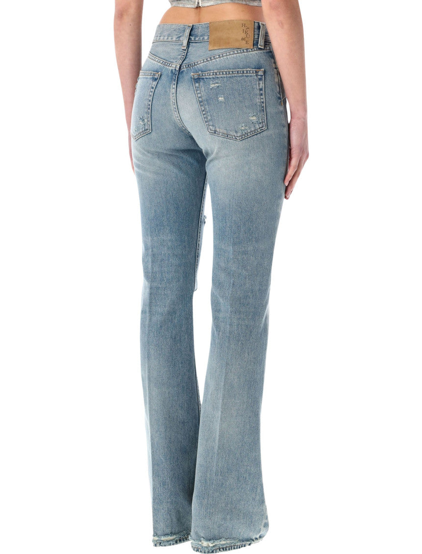 Blue Straight High Rise Jeans 2