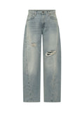Light Blue Straight High Rise Jeans 1