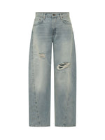 Light Blue Straight High Rise Jeans 1