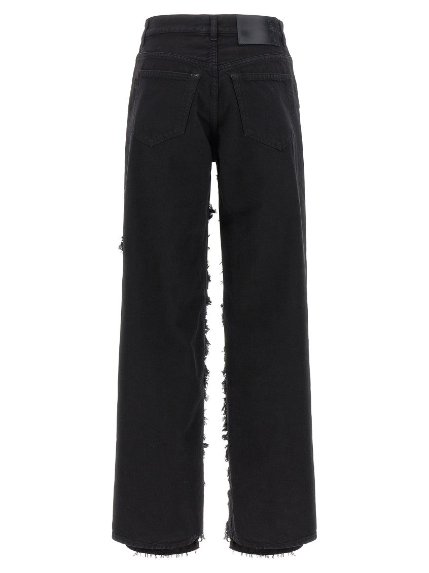 Black Flared High Rise Jeans 2