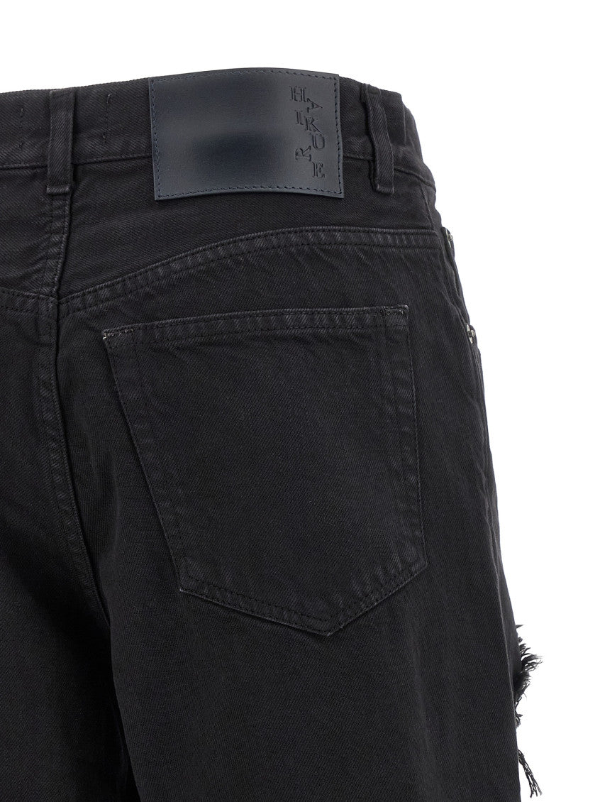 Black Flared High Rise Jeans 4