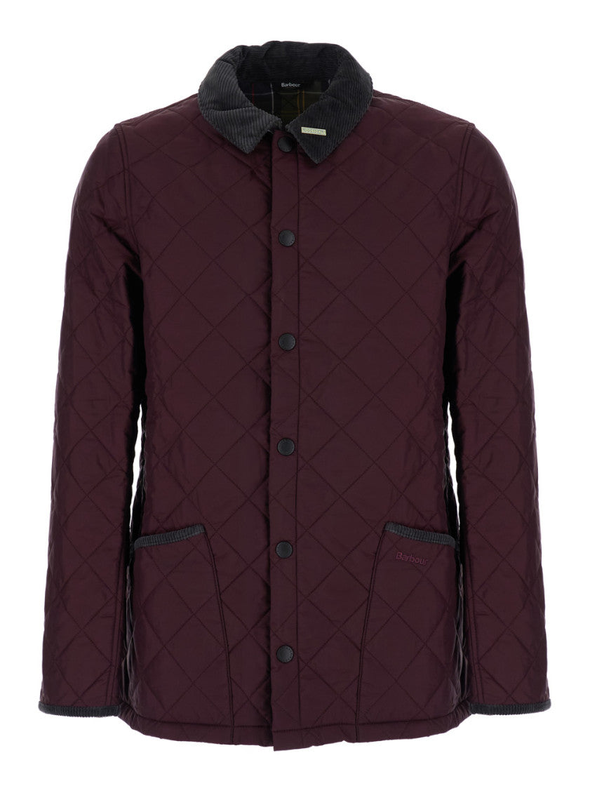 Maroon Shirt Collar Jacket 1