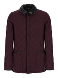 Maroon Shirt Collar Jacket 1