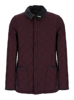 Maroon Shirt Collar Jacket 1